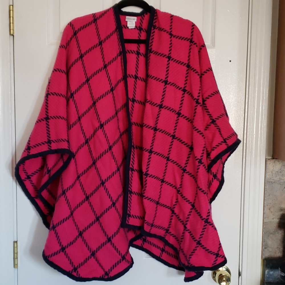 Pink and Navy wrap NWOT